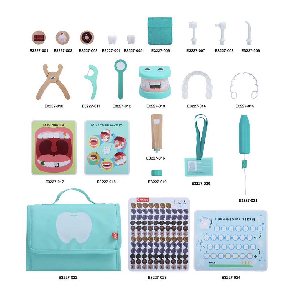 Set Clínica Dental Super Smile Hape - Image 3