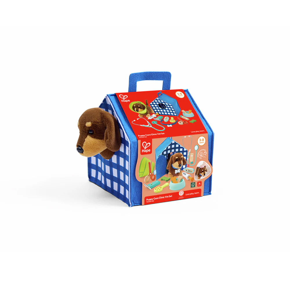 Set Clínica Veterinaria Puppy Care Hape - Image 3
