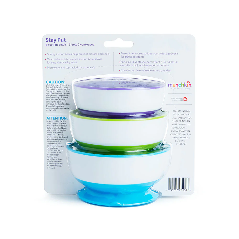 Set de 3 Bowl con Antideslizante Munchkin - Image 6