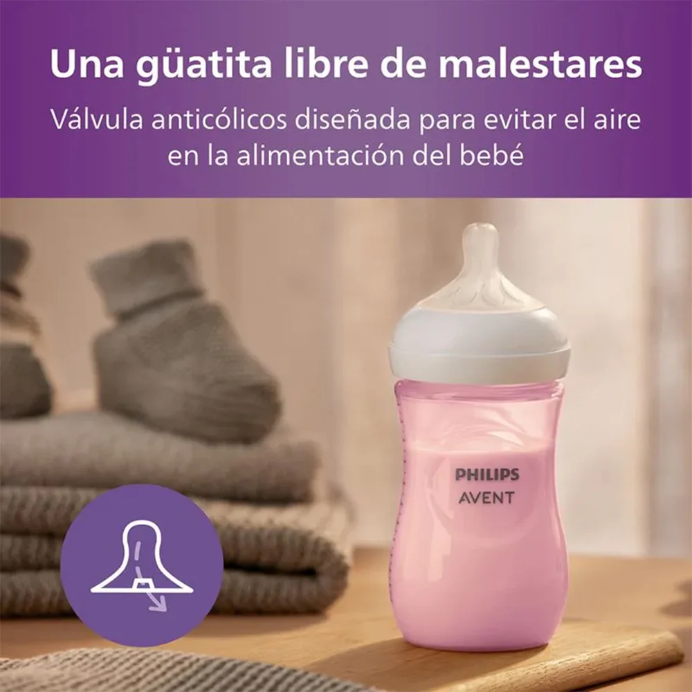 Set De 3 Mamaderas (125, 260, 330 Ml) Avent - Image 3