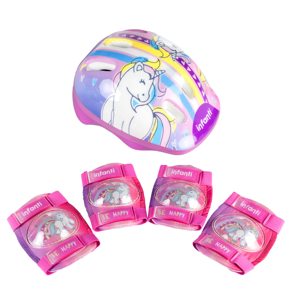 Set De Casco Y Rodilleras Infanti