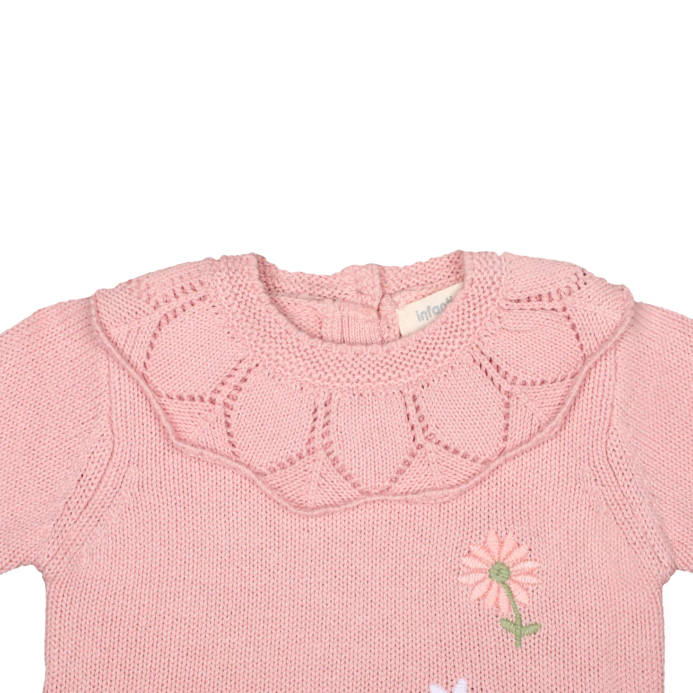 Sweater Bordado Flores Niña Infanti - Image 3