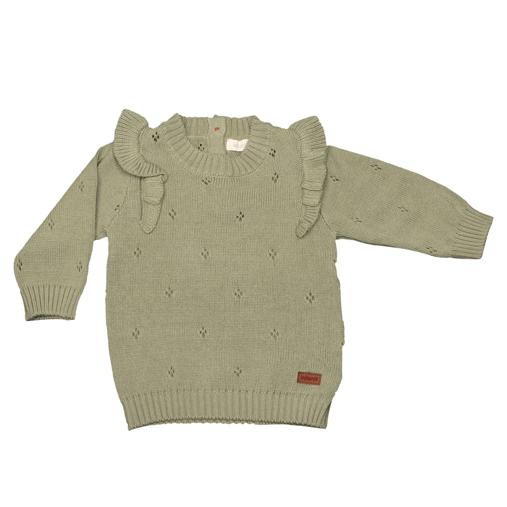 Sweater Tejido Calado Niña Infanti