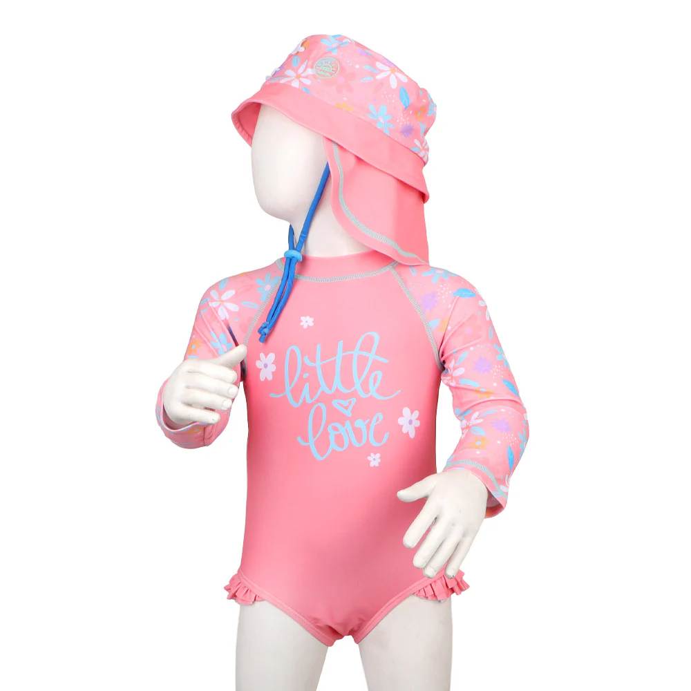 Traje de Baño Entero Flowers Fps 50 UV Niña Infanti - Image 2