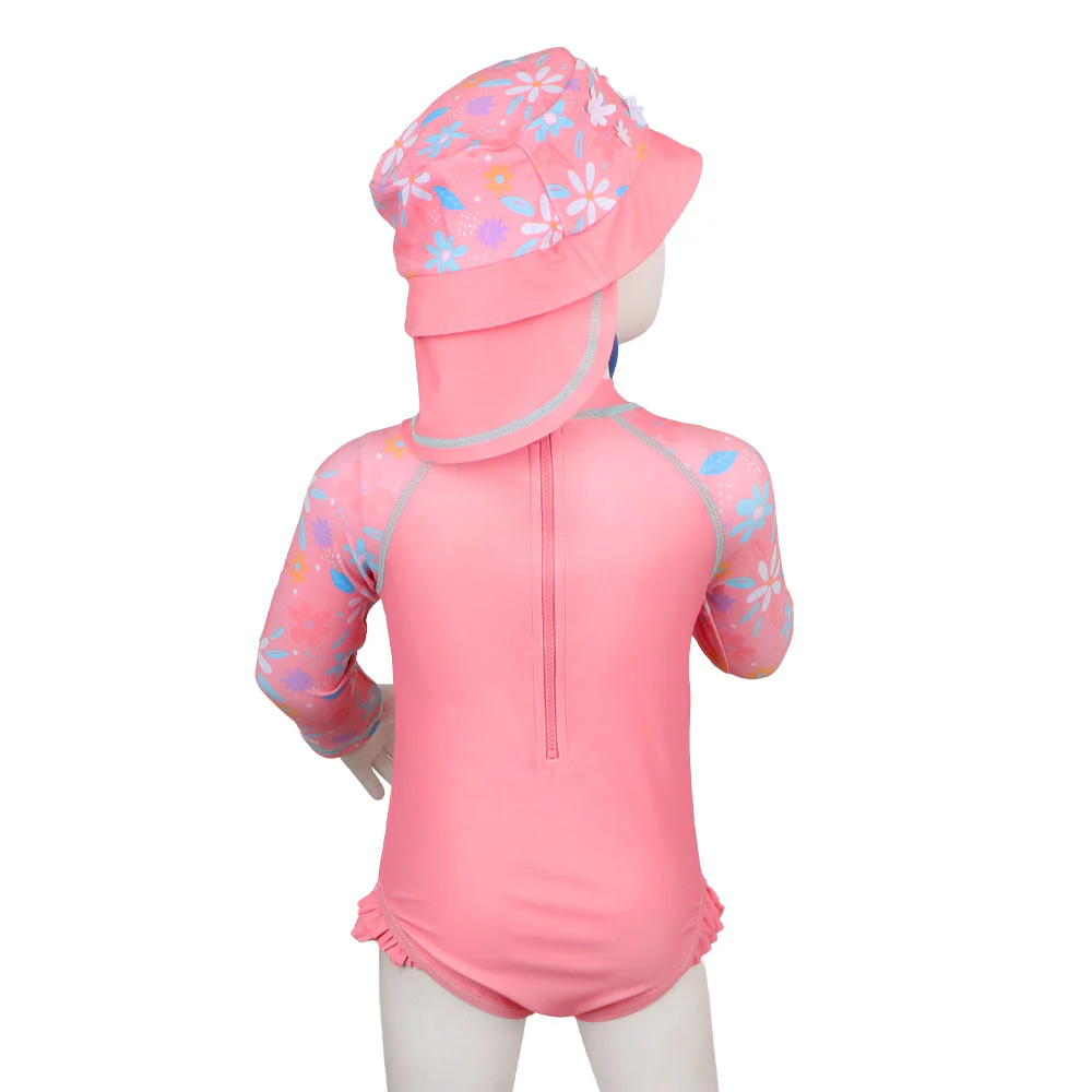 Traje de Baño Entero Flowers Fps 50 UV Niña Infanti - Image 4