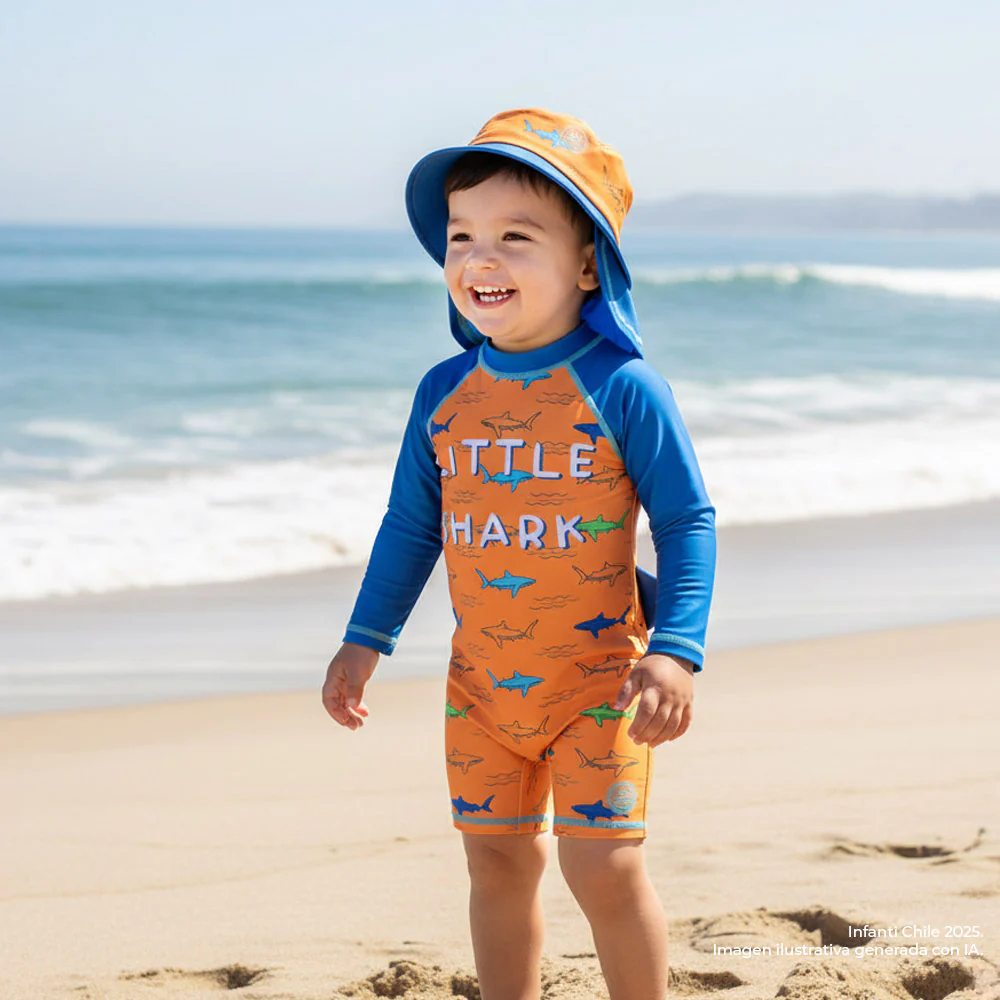 Traje de Baño Entero Fps 50 UV Niño Infanti