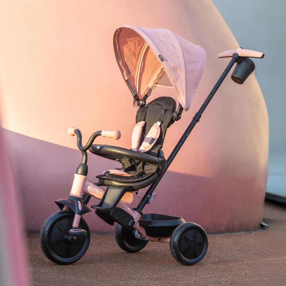 Triciclo Elite Platinum Rosado Qplay - Image 3