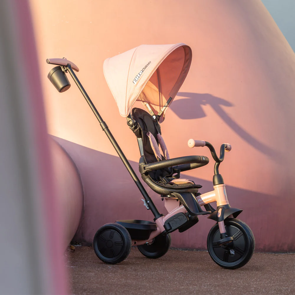 Triciclo Elite Platinum Rosado Qplay - Image 4