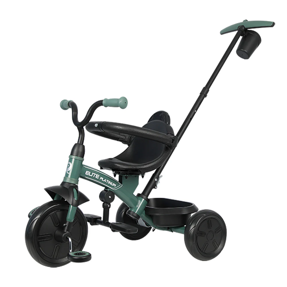 Triciclo Elite Platinum Verde Qplay - Image 3