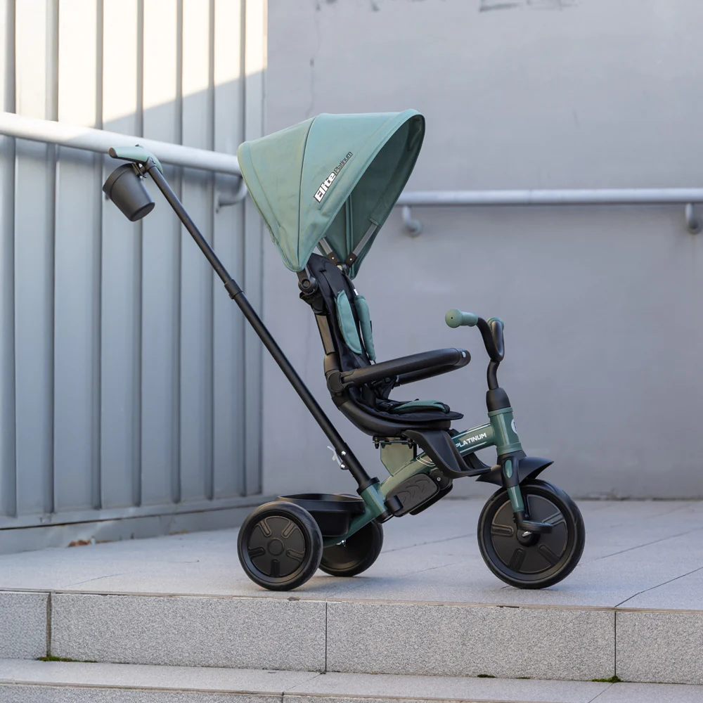 Triciclo Elite Platinum Verde Qplay - Image 6