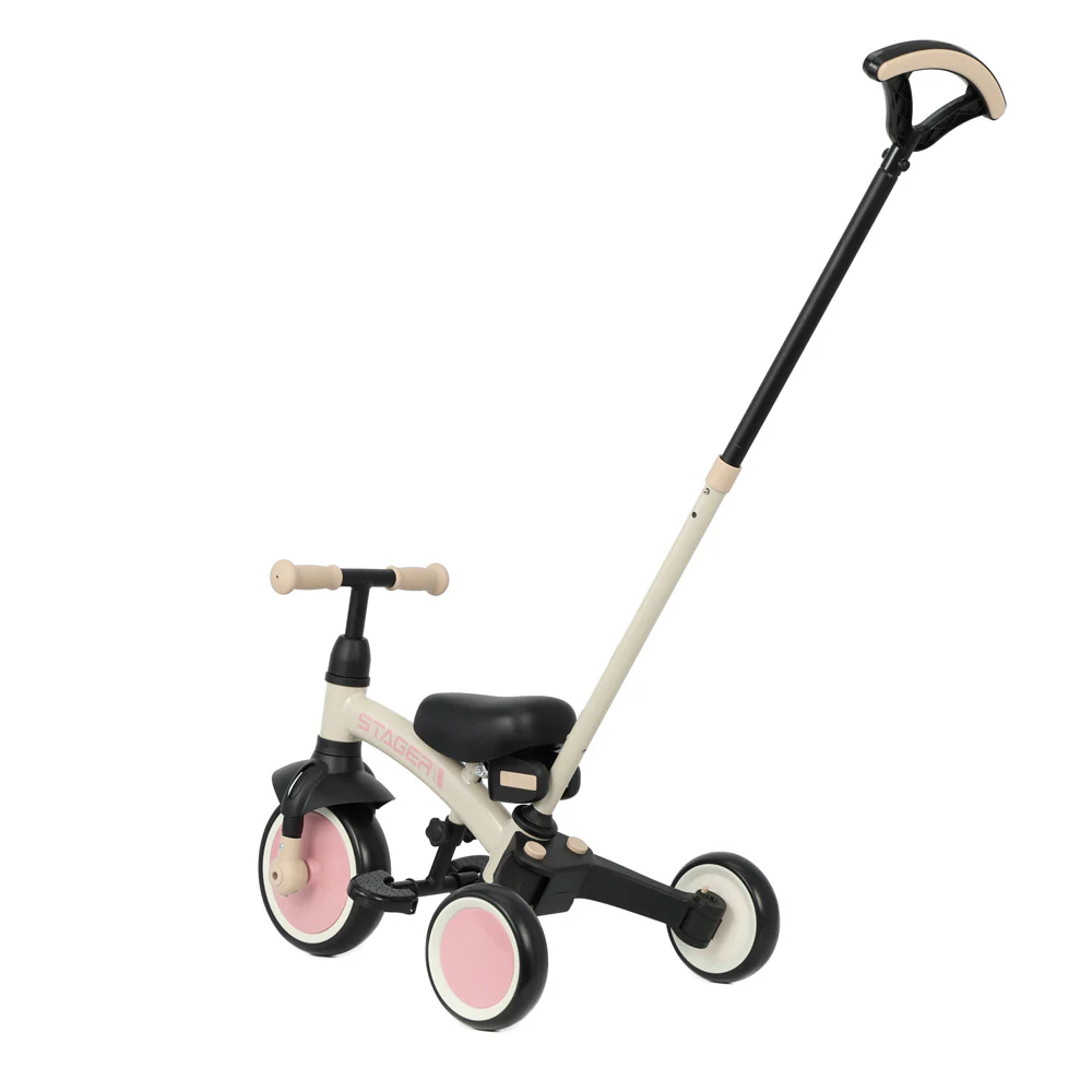 Triciclo Stager 3 en 1 Rosado Qplay - Image 3