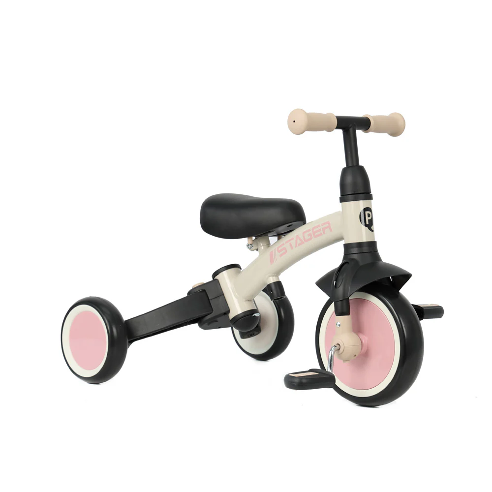 Triciclo Stager 3 en 1 Rosado Qplay - Image 4