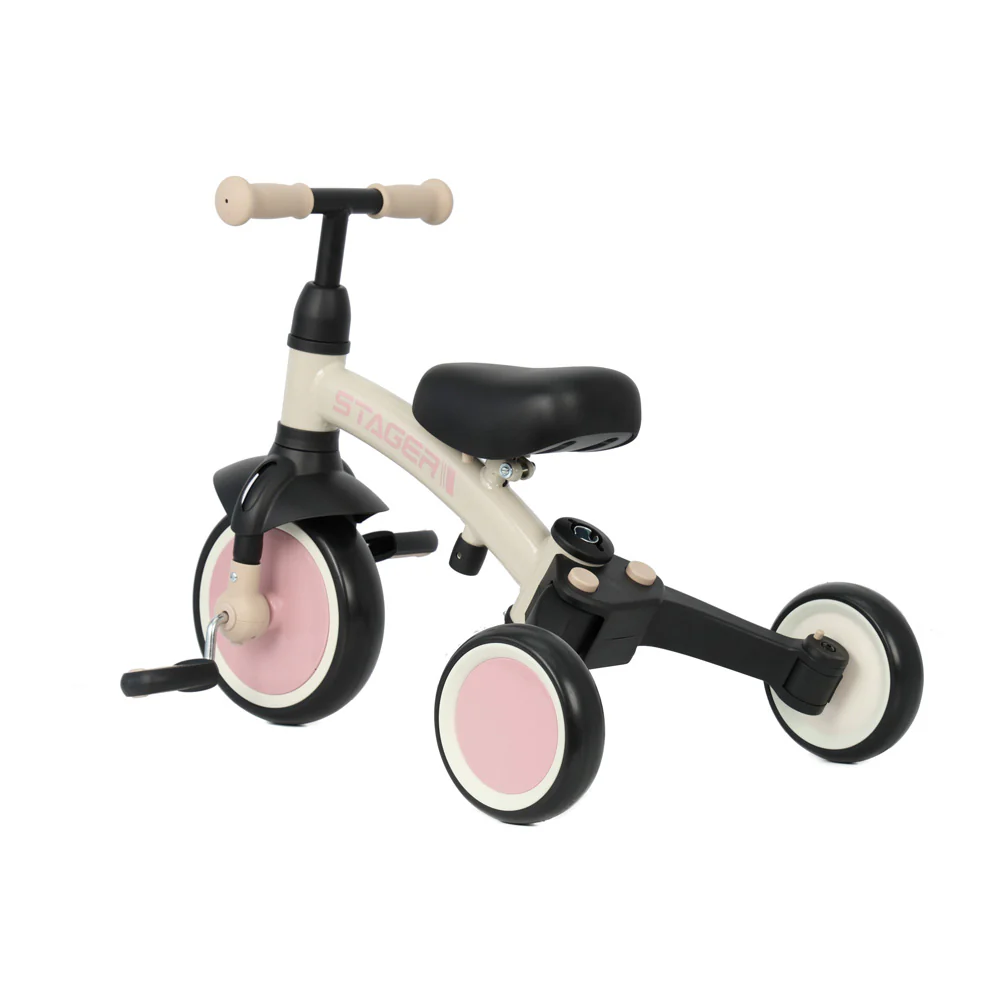 Triciclo Stager 3 en 1 Rosado Qplay - Image 5