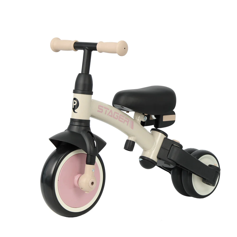 Triciclo Stager 3 en 1 Rosado Qplay - Image 7