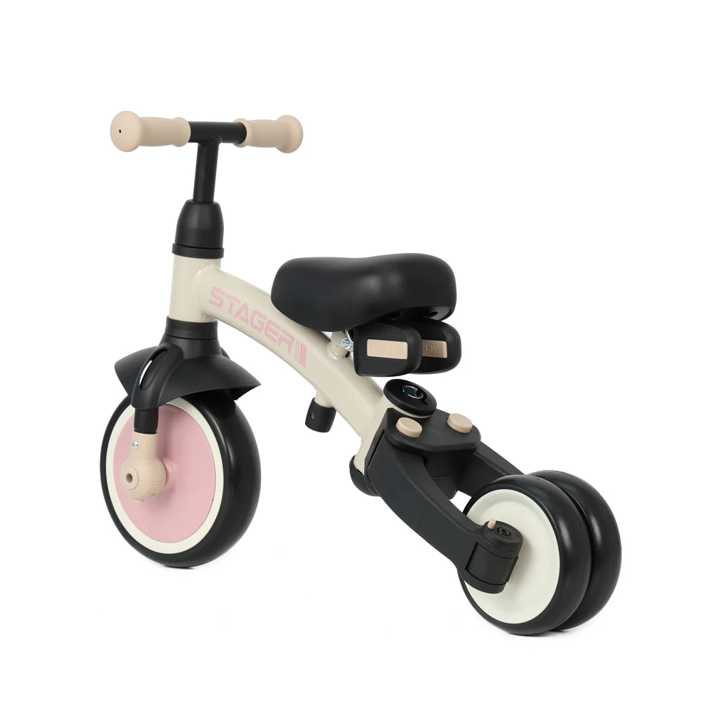 Triciclo Stager 3 en 1 Rosado Qplay - Image 8