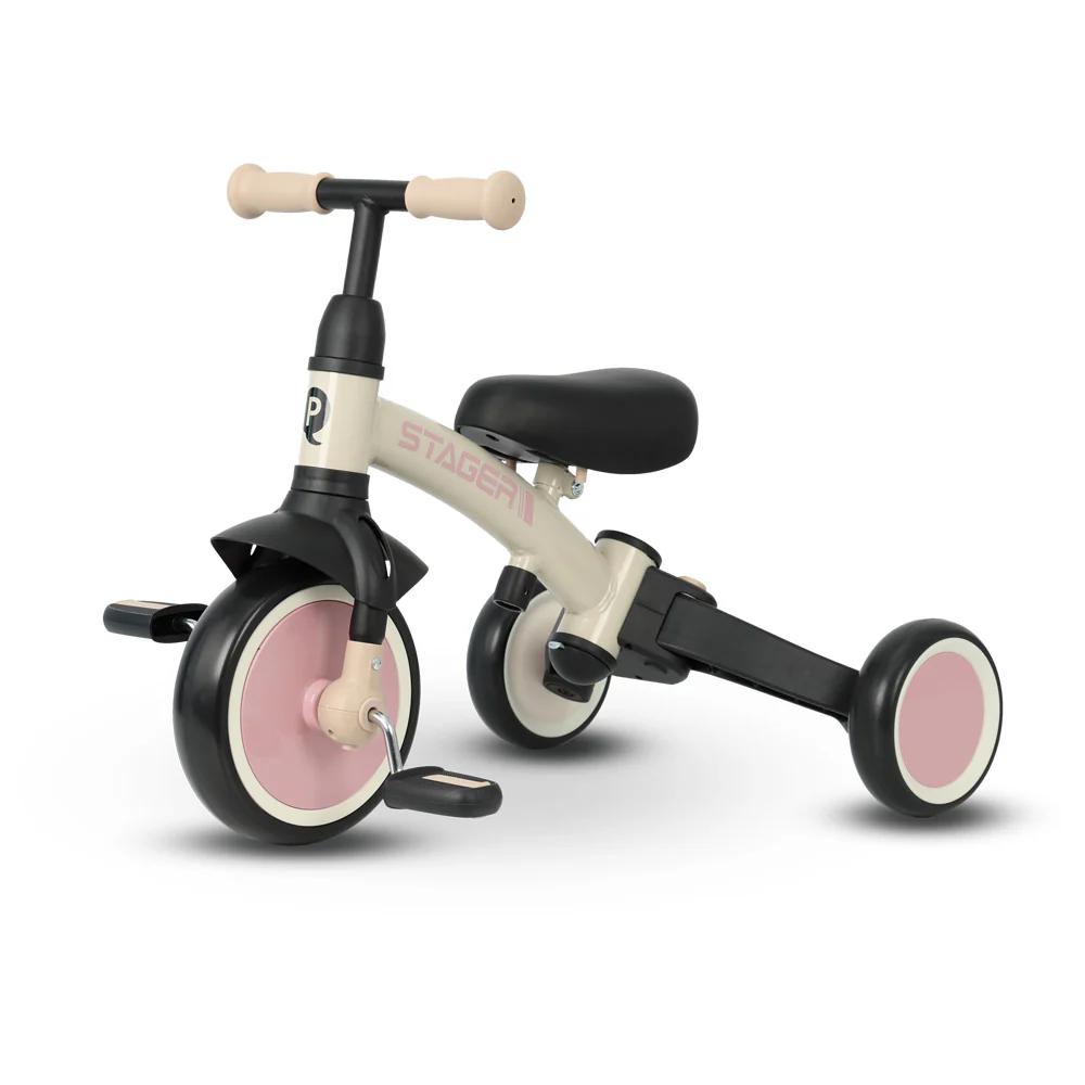 Triciclo Stager 3 en 1 Rosado Qplay - Image 9