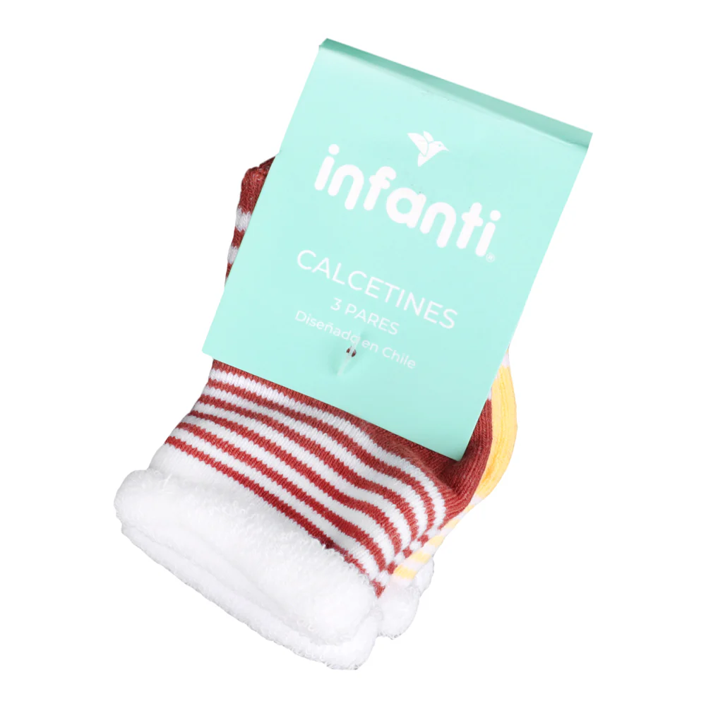 Tripack Calcetines Rayas Unisex Infanti - Image 4