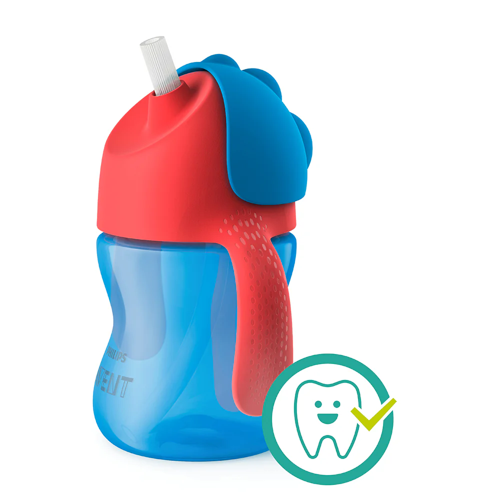 Vaso con Bombilla Flexible de 200 Ml Dino Niño Avent - Image 3